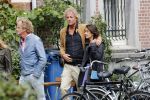 Amsterdam 7 september 2019
Jeroen Pauw met zijn vriendin en vrienden in Amsterdam zuid.