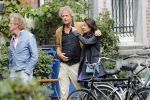 Amsterdam 7 september 2019
Jeroen Pauw met zijn vriendin en vrienden in Amsterdam zuid.