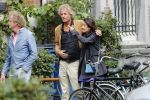 Amsterdam 7 september 2019
Jeroen Pauw met zijn vriendin en vrienden in Amsterdam zuid.