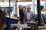 Amsterdam 7 september 2019
Jeroen Pauw met zijn vriendin en vrienden in Amsterdam zuid.