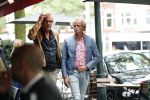 Amsterdam 7 september 2019
Jeroen Pauw met zijn vriendin en vrienden in Amsterdam zuid.