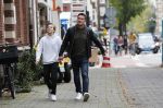 Amsterdam 23 september 2019
Jeroen v d Boom met zijn zoon Luuk in Amsterdam zuid.