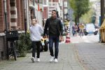 Amsterdam 23 september 2019
Jeroen v d Boom met zijn zoon Luuk in Amsterdam zuid.