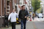 Amsterdam 23 september 2019
Jeroen v d Boom met zijn zoon Luuk in Amsterdam zuid.
