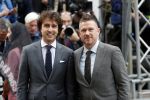 Den Haag 17 september 2019
Prinsjesdag 2019 op het binnenhof.
Jesse Klaver met Johnny de Mol jr