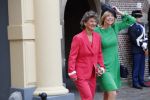Den Haag 17 september 2019
Prinsjesdag 2019 op het binnenhof.
- Minister Kajsa Ollongren van Binnenlandse Zaken en Koninkrijksrelaties met haar echtgenote Irene van den Brekel