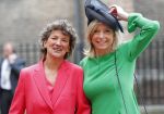 Den Haag 17 september 2019
Prinsjesdag 2019 op het binnenhof.
- Minister Kajsa Ollongren van Binnenlandse Zaken en Koninkrijksrelaties met haar echtgenote Irene van den Brekel