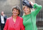 Den Haag 17 september 2019
Prinsjesdag 2019 op het binnenhof.
- Minister Kajsa Ollongren van Binnenlandse Zaken en Koninkrijksrelaties met haar echtgenote Irene van den Brekel