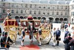 Den Haag 17 september 2019
Prinsjesdag 2019. Koning Willem Alexander Koningin Maxima Prins Constantijn en Prinses Laurentien arriveren met koets op binnenhof en bij paleis Noordeinde.