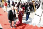 Den Haag 17 september 2019
Prinsjesdag 2019. Koning Willem Alexander Koningin Maxima Prins Constantijn en Prinses Laurentien arriveren met koets op binnenhof en bij paleis Noordeinde.
