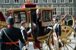 Den Haag 17 september 2019
Prinsjesdag 2019. Koning Willem Alexander Koningin Maxima Prins Constantijn en Prinses Laurentien arriveren met koets op binnenhof en bij paleis Noordeinde.