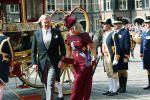 Den Haag 17 september 2019
Prinsjesdag 2019. Koning Willem Alexander Koningin Maxima Prins Constantijn en Prinses Laurentien arriveren met koets op binnenhof en bij paleis Noordeinde.