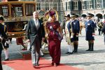 Den Haag 17 september 2019
Prinsjesdag 2019. Koning Willem Alexander Koningin Maxima Prins Constantijn en Prinses Laurentien arriveren met koets op binnenhof en bij paleis Noordeinde.