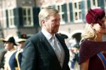 Den Haag 17 september 2019
Prinsjesdag 2019. Koning Willem Alexander Koningin Maxima Prins Constantijn en Prinses Laurentien arriveren met koets op binnenhof en bij paleis Noordeinde.