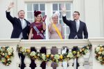 Den Haag 17 september 2019
Prinsjesdag 2019. Koning Willem Alexander Koningin Maxima Prins Constantijn en Prinses Laurentien arriveren met koets op binnenhof en bij paleis Noordeinde.