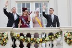 Den Haag 17 september 2019
Prinsjesdag 2019. Koning Willem Alexander Koningin Maxima Prins Constantijn en Prinses Laurentien arriveren met koets op binnenhof en bij paleis Noordeinde.