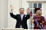 Den Haag 17 september 2019
Prinsjesdag 2019. Koning Willem Alexander Koningin Maxima Prins Constantijn en Prinses Laurentien arriveren met koets op binnenhof en bij paleis Noordeinde.