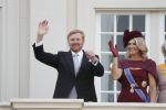 Den Haag 17 september 2019
Prinsjesdag 2019. Koning Willem Alexander Koningin Maxima Prins Constantijn en Prinses Laurentien arriveren met koets op binnenhof en bij paleis Noordeinde.