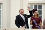 Den Haag 17 september 2019
Prinsjesdag 2019. Koning Willem Alexander Koningin Maxima Prins Constantijn en Prinses Laurentien arriveren met koets op binnenhof en bij paleis Noordeinde.
