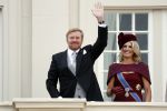 Den Haag 17 september 2019
Prinsjesdag 2019. Koning Willem Alexander Koningin Maxima Prins Constantijn en Prinses Laurentien arriveren met koets op binnenhof en bij paleis Noordeinde.