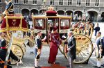 Den Haag 17 september 2019
Prinsjesdag 2019. Koning Willem Alexander Koningin Maxima Prins Constantijn en Prinses Laurentien arriveren met koets op binnenhof en bij paleis Noordeinde.