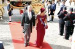 Den Haag 17 september 2019
Prinsjesdag 2019. Koning Willem Alexander Koningin Maxima Prins Constantijn en Prinses Laurentien arriveren met koets op binnenhof en bij paleis Noordeinde.
