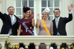 Den Haag 17 september 2019
Prinsjesdag 2019. Koning Willem Alexander Koningin Maxima Prins Constantijn en Prinses Laurentien arriveren met koets op binnenhof en bij paleis Noordeinde.