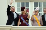 Den Haag 17 september 2019
Prinsjesdag 2019. Koning Willem Alexander Koningin Maxima Prins Constantijn en Prinses Laurentien arriveren met koets op binnenhof en bij paleis Noordeinde.