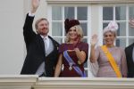 Den Haag 17 september 2019
Prinsjesdag 2019. Koning Willem Alexander Koningin Maxima Prins Constantijn en Prinses Laurentien arriveren met koets op binnenhof en bij paleis Noordeinde.