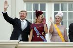 Den Haag 17 september 2019
Prinsjesdag 2019. Koning Willem Alexander Koningin Maxima Prins Constantijn en Prinses Laurentien arriveren met koets op binnenhof en bij paleis Noordeinde.