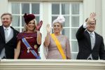 Den Haag 17 september 2019
Prinsjesdag 2019. Koning Willem Alexander Koningin Maxima Prins Constantijn en Prinses Laurentien arriveren met koets op binnenhof en bij paleis Noordeinde.