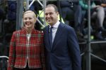 Den Haag 17 september 2019
Prinsjesdag 2019 op het binnenhof.
 Lodewijk Asscher en zijn vrouw