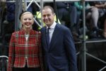 Den Haag 17 september 2019
Prinsjesdag 2019 op het binnenhof.
 Lodewijk Asscher en zijn vrouw