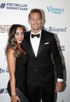 Hilversum 2 september 2019
Voetbalgala bij studio 21 . Luuk de Jong met zijn vriendin