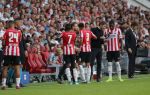 Eindhoven,22 September 2019 Kompetitiewedstrijd PSV-AJAX, eindstand 1-1
Mark v Bommel en Mart v d Heuvel