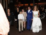 Amsterdam 21 september 2019
Trouwfeest Martijn en Deborah Krabbe bij Akhnaton . Martijn kwam met zijn kinderen Michelle Bickel Achilles en Jasmijn
