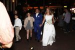 Amsterdam 21 september 2019
Trouwfeest Martijn en Deborah Krabbe bij Akhnaton . Martijn kwam met zijn kinderen Michelle Bickel Achilles en Jasmijn