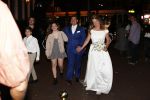 Amsterdam 21 september 2019
Trouwfeest Martijn en Deborah Krabbe bij Akhnaton . Martijn kwam met zijn kinderen Michelle Bickel Achilles en Jasmijn