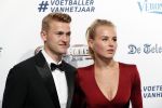 Hilversum 2 september 2019
Voetballer van het jaar verkiezing in studio 21. Annekee Molenaar met vriend Matthijs de Ligt
