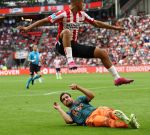 Eindhoven,22 September 2019 Kompetitiewedstrijd PSV-AJAX, eindstand 1-1
Mohamed Ihattaren en Nicolas Tagliafico