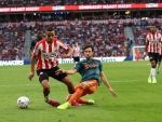 Eindhoven,22 September 2019 Kompetitiewedstrijd PSV-AJAX, eindstand 1-1
Mohamed Ihattaren en Nicolas Tagliafico
