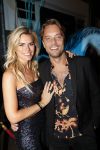 Amsterdam 21 september 2019
Trouwfeest Martijn en Deborah Krabbe bij Akhnaton . Nicolette v Dam met haar man Bas Smit