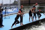 AMSTERDAM 8 september 2019
Amsterdam City Swim voor ALS. Pieter v d Hoogenband kwam mwet zijn vrouw Marie Jose en broer Robert