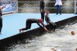 AMSTERDAM 8 september 2019
Amsterdam City Swim voor ALS. Pieter v d Hoogenband kwam mwet zijn vrouw Marie Jose en broer Robert