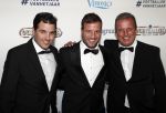 Hilversum 2 september 2019
Voetbalgala bij studio 21 . rafael v d Vaart kwam met zijn vader Ramon en broer
