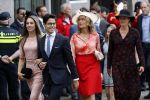 Den Haag 17 september 2019
Prinsjesdag 2019 op het binnenhof.
Rob Jetten van D66 en zijn zus Nicole