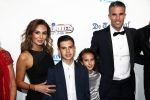 Hilversum 2 september 2019
Voetbalgala bij studio 21 . Robin v Persie kwam met zijn vrouw Bouchra kinderen en zijn manager Kees Vos en zijn vrouw