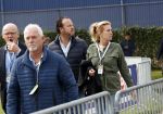 AMSTERDAM 8 september 2019
Amsterdam City Swim voor ALS.  Roderick v d Wijck met zijn vriendin / vrouw. Roderick is ex man van Emily Bremers