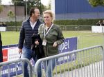 AMSTERDAM 8 september 2019
Amsterdam City Swim voor ALS.  Roderick v d Wijck met zijn vriendin / vrouw. Roderick is ex man van Emily Bremers