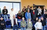 Katwijk 10 september 2019
Ruud Gullit Joelle Gullit Estelle Cruijff , haar moeder, Nigel ( stiefzoon Ruud) en de vriendin van Maxim Gullit zitten op de tribune bij de eerste interland van Maxim tegen Portugal. Nederland Portugal 4-0